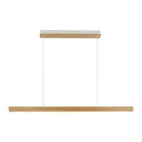 Hanglamp hout balk &apos;Ilgas&apos; led 3000k warm wit 115 cm - thumbnail