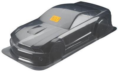 HPI Ford Mustang GT-R transparante body - 200mm/WB255mm