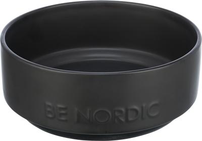 Trixie be nordic voerbak hond keramiek / rubber zwart