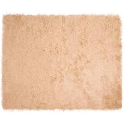 Nep Schapenvacht Tapijt Tafalla Beige 200 x 280 cm Polyester