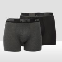 Boxer Puma Basic Zwart/Gris (2 uds) - Maat: XL - thumbnail