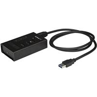 StarTech.com 4 poorts USB hub - USB-A naar 3x USB-A en 1x USB-C - USB 3.0 - 5Gbps - metaal - industriële USB hub - monteerbare USB hub (HB30A3A1CST) - thumbnail