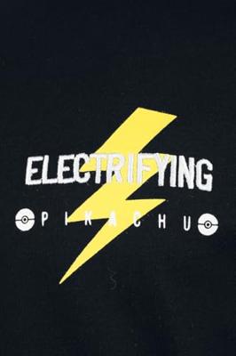 Pokémon - Pikachu Electrifying Line Art Men's Short Sleeved Loose Fit T-shirt