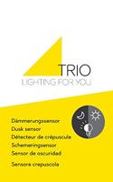 Trio BuitenlampSambesi met schemersensor - 204160142 - thumbnail
