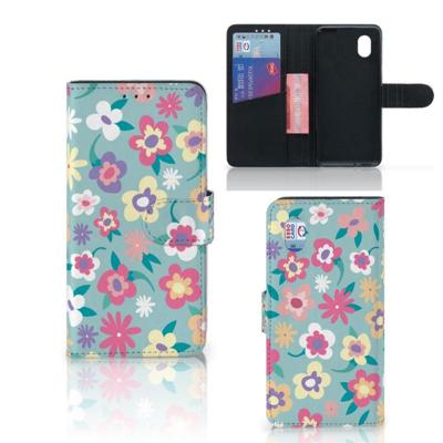 Flower Power Hoesje Alcatel 1B (2020) | Book Case Flower Power Hoesje Alcatel 1B (2020) | Book Case