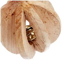 Trixie bal hout met bel - thumbnail