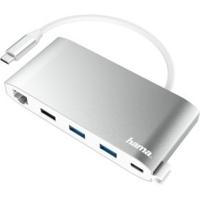 Hama USB-C-hub Multiport 8-poorts 3x USB-A 2x USB-C VGA HDMI™ LAN - thumbnail