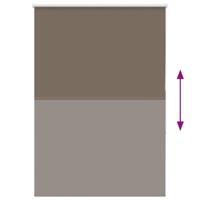 Rolgordijn verduisterend koffie 95x150 cm stofbreedte 90,7 cm - thumbnail