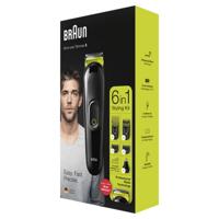Braun All-in-one MGK3221 6-in-1 Baardtrimmer Voor Mannen, Gezichts-, Haar-, Oor-, Neustrimmer, Voltgroen - thumbnail