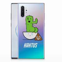 Samsung Galaxy Note 10 Plus Telefoonhoesje met Naam Cactus Poo - thumbnail