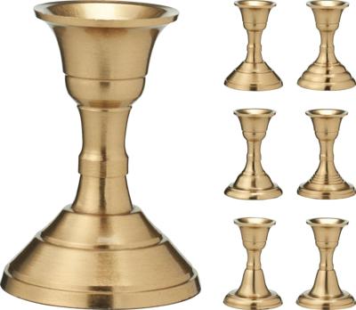 Kandelaar 8 cm goud 6ass design Nampook - Nampook
