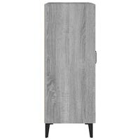 Dressoir 69,5x34x90 cm bewerkt hout grijs sonoma eikenkleurig - thumbnail