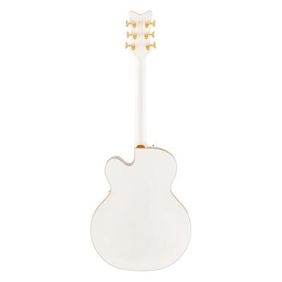 Gretsch Professional Collection Falcon Hollow Body EB White met Gretsch G6242L Deluxe Hardshell Case - thumbnail