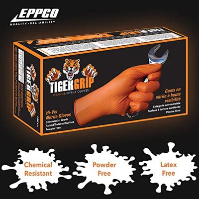 Kunzer TIGER GRIP XXL Wegwerphandschoen 90 stuk(s) Nitril Maat (handschoen): XXL EN 374-3, EN 420, EN 455