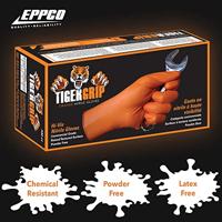 Kunzer TIGER GRIP XXL Wegwerphandschoen 90 stuk(s) Nitril Maat (handschoen): XXL EN 374-3, EN 420, EN 455 - thumbnail