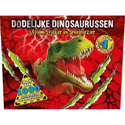 Dodelijke dinosaurussen stickerboek