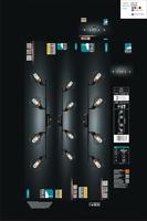 Eglo SpotZapata 1 4-lichts zwart met amberglas - 32767 - thumbnail