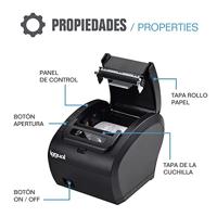 Thermische Printer iggual TP8002 203 dpi Zwart - thumbnail