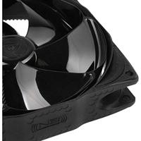 NoiseBlocker NB-eLoop B12-PS Black Edition PC-ventilator Zwart (b x h x d) 120 x 120 x 25 mm - thumbnail
