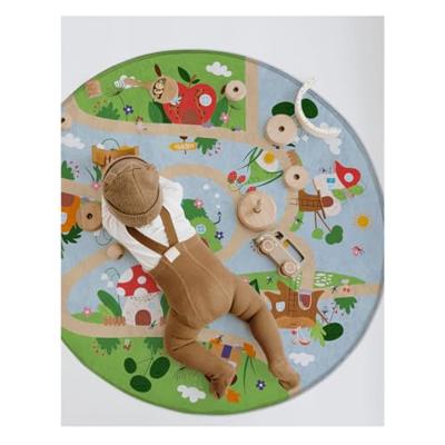 Achoka Speelkleed paddenstoelhuisjes, 100cm