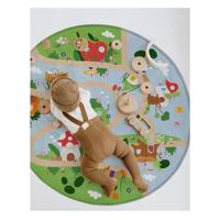 Achoka Speelkleed paddenstoelhuisjes, 100cm - thumbnail