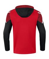 JAKO 6722K Sweater Met Kap Performance Kids - Rood/Zwart - 128 - thumbnail