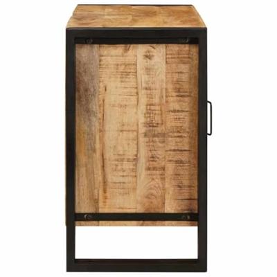 Wastafelonderkast 71 x 33 x 58 cm Massief Mango Hout, Ijzer