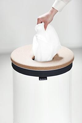 Brabantia 104404 Bruin, Wit wasmand