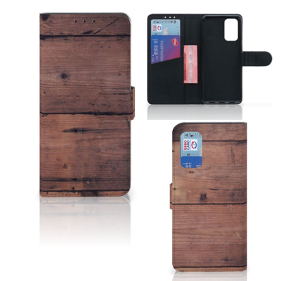 Samsung Galaxy A32 4G | Book Style Case | Old Wood