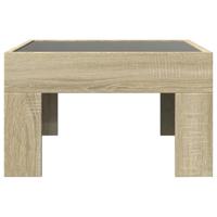 Salontafel met Infinity LED 50x50x30 cm sonoma eikenkleurig - thumbnail