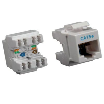 ROLINE Cat.5e (Klasse D) Keystone, RJ45, niet afgeschermd, lichtgrijs ROLINE Cat.5e (Klasse D) Keystone, RJ45, niet afgeschermd, lichtgrijs