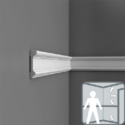 orac dx121 deuromlijsting luxxus collection 230x9.4x2.3 cm