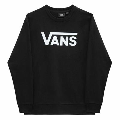 Damessweater zonder Capuchon Vans Drop V Logo BFF Crew Zwart - Maat: L