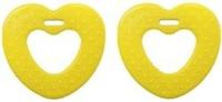Bijtring Hart met noppen 2 st. - thumbnail