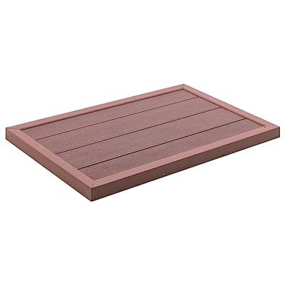 Vloerelement voor solardouche 101x63x5,5 cm HKC bruin