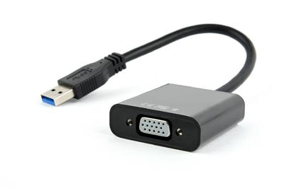 USB 3.0 naar VGA adapter, zwart, Blister verpakking