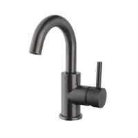 Caral opbouw wastafelkraan met draaibare uitloop gunmetal - thumbnail