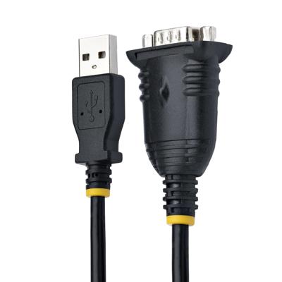 Kabel USB naar Seriële Poort Startech 1P3FP-USB-SERIAL Zwart
