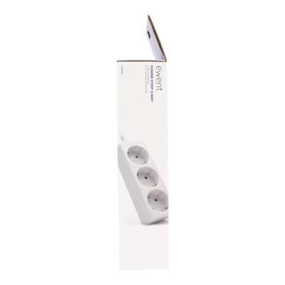 3-voudige Stekkerdoos zonder Schakelaar Ewent EW395 3680W Kleur Wit