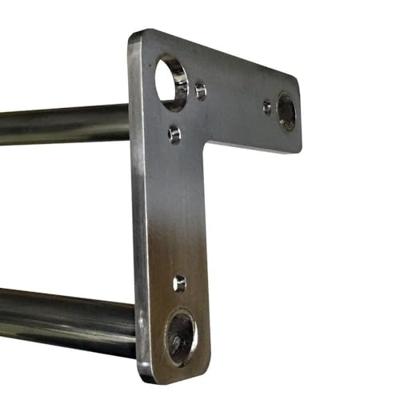 Stalen hairpin chroom hairpin ø 1,6 cm en hoogte 30 cm