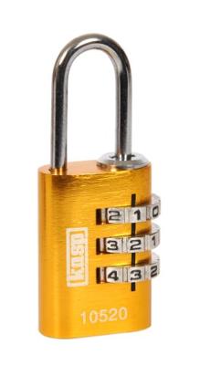 Hangslot Kasp K10520YELD Geel Cijferslot