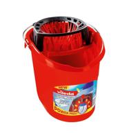 Vileda SuperMocio Emmer met PowerPress 10L Rood/Zwart - thumbnail