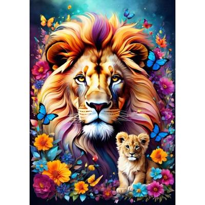 Lions - Maternal Love Collection Puzzel 1000 stukjes
