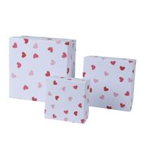 Giftbox Papier Set Van 3 Wit Rood - thumbnail