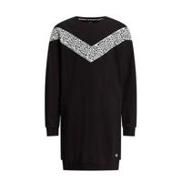 WE Fashion sweatjurk zwart/wit - thumbnail