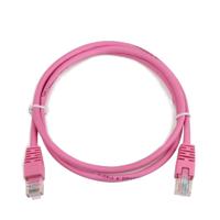 UTP Cat5E patchkabel roze 0.5 meter - thumbnail
