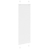VidaXL Plissé rolgordijn 50x150 cm stofbreedte 49,4 cm polyester wit - thumbnail