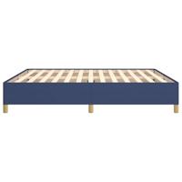 Boxspringframe stof blauw 160x200 cm - thumbnail