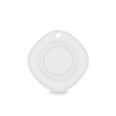 Ksix MyTag objectvinder, compatibel met iOS en Apple-zoeken, sleutel- en koffervinder, geïntegreerde luidspreker met alarm, IP66 waterdicht, 1 jaar looptijd, verwisselbare batterij, wit