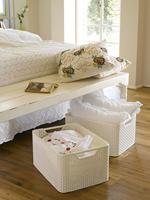 Curver style mandje M 18 liter vintage wit - thumbnail